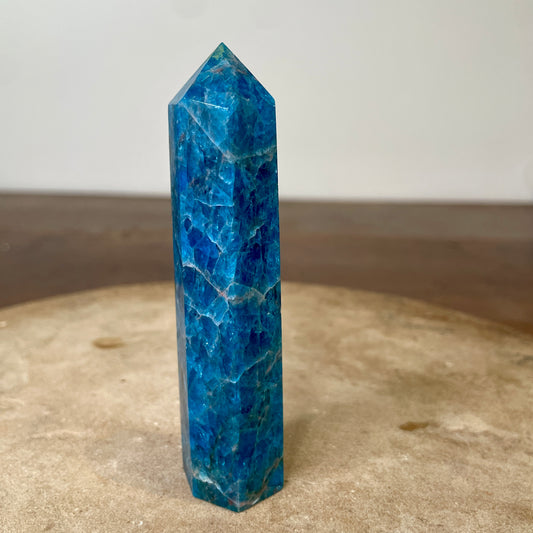 Blue Apatite Tower 10cm
