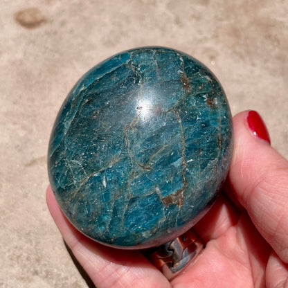 Apatite Palm stone 6CM