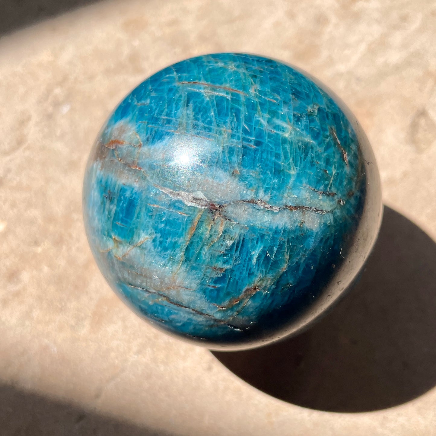 Blue Apatite Sphere 5CM