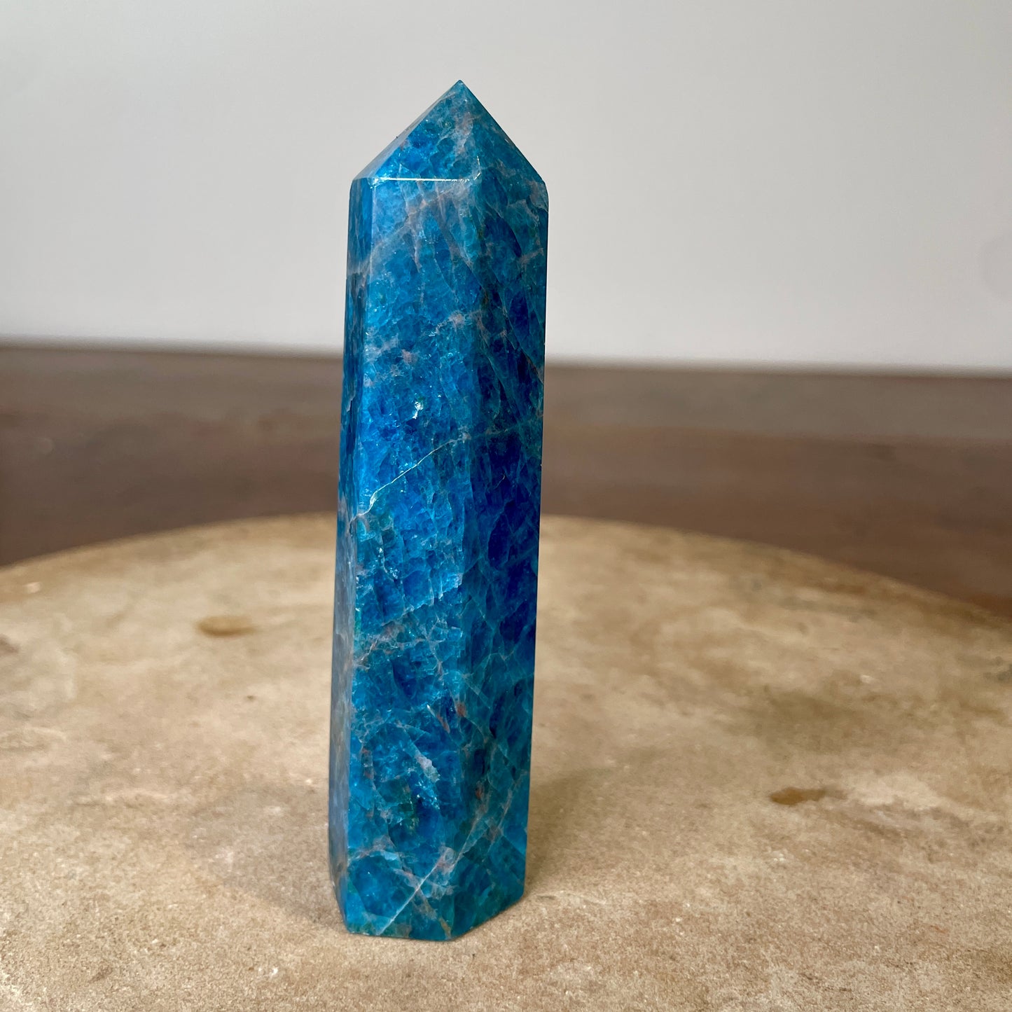 Blue Apatite Tower 10cm