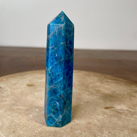 Blue Apatite Tower 10cm