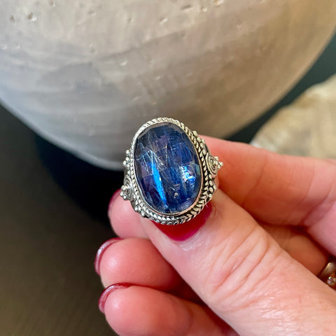 Kyanite ring | 925 Silver | Size 7