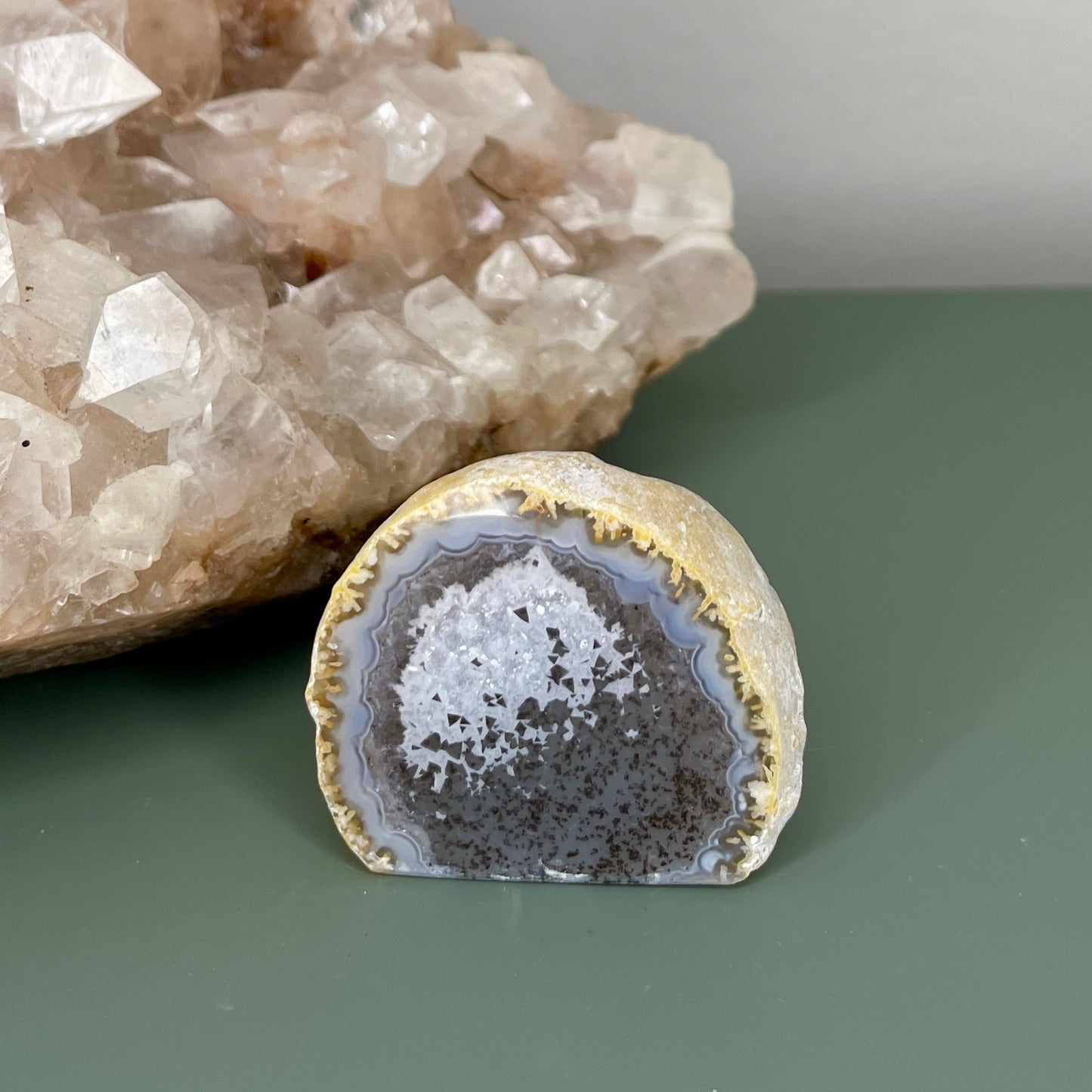 Brazilian Agate Geode - 3.5CM