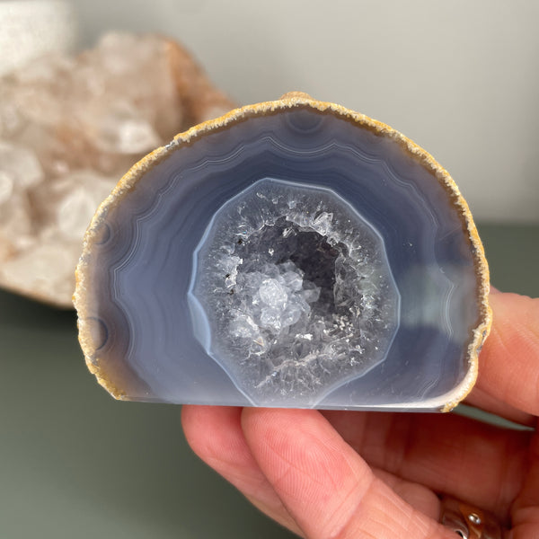 Brazilian Agate Geode - 4CM
