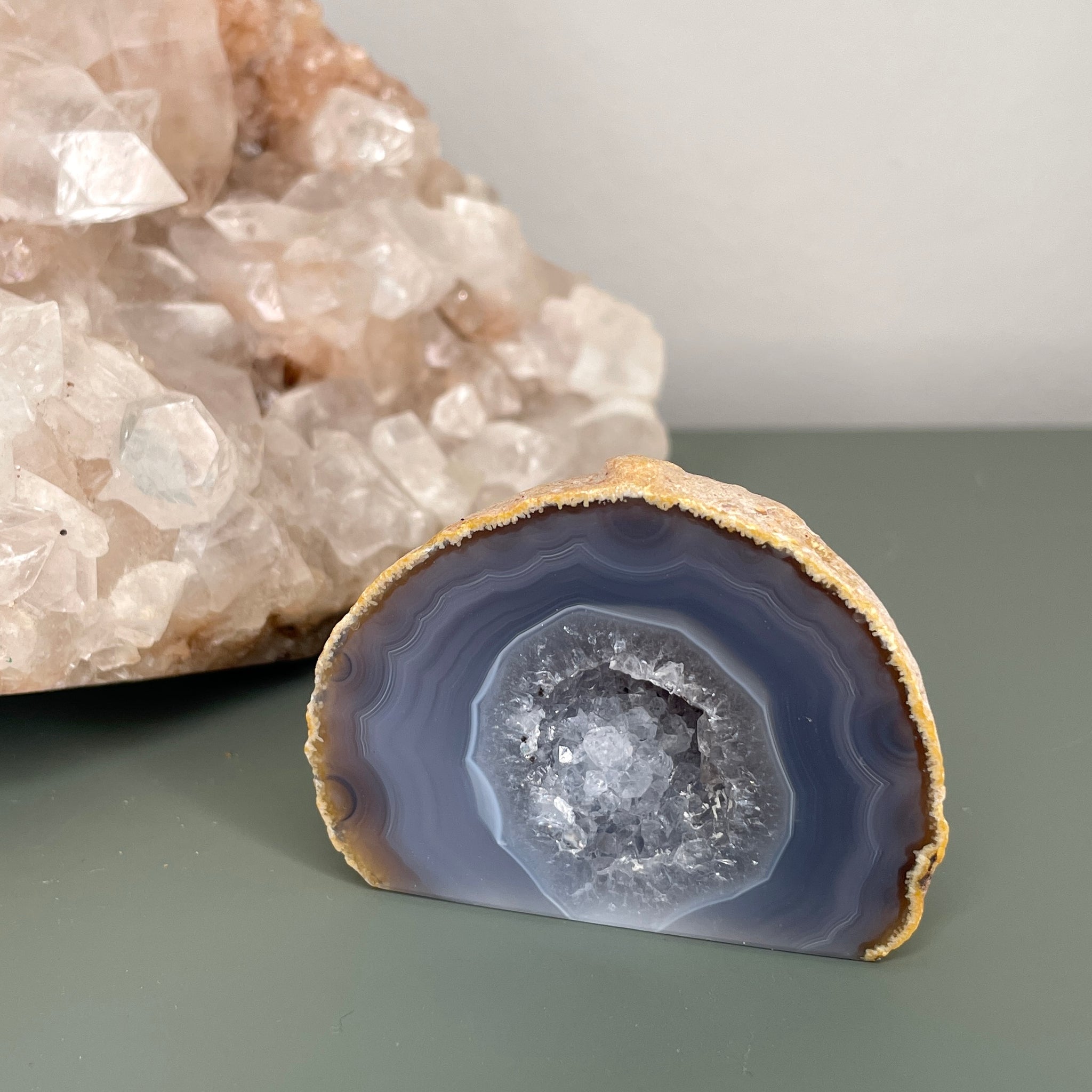 Brazilian Agate Geode - 4CM
