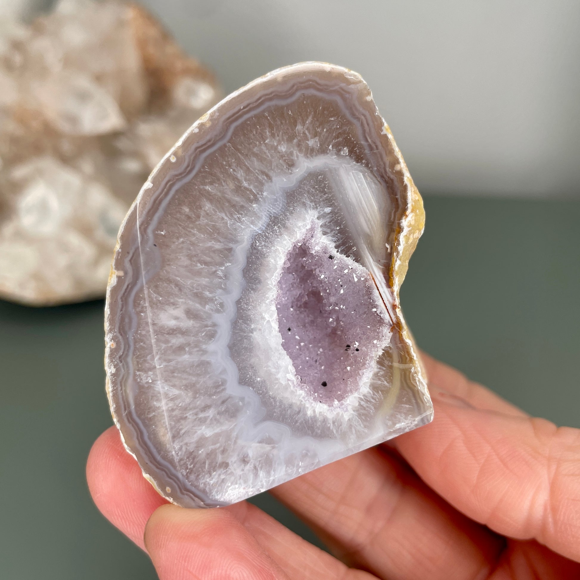 Brazilian Agate Geode - 4.5CM