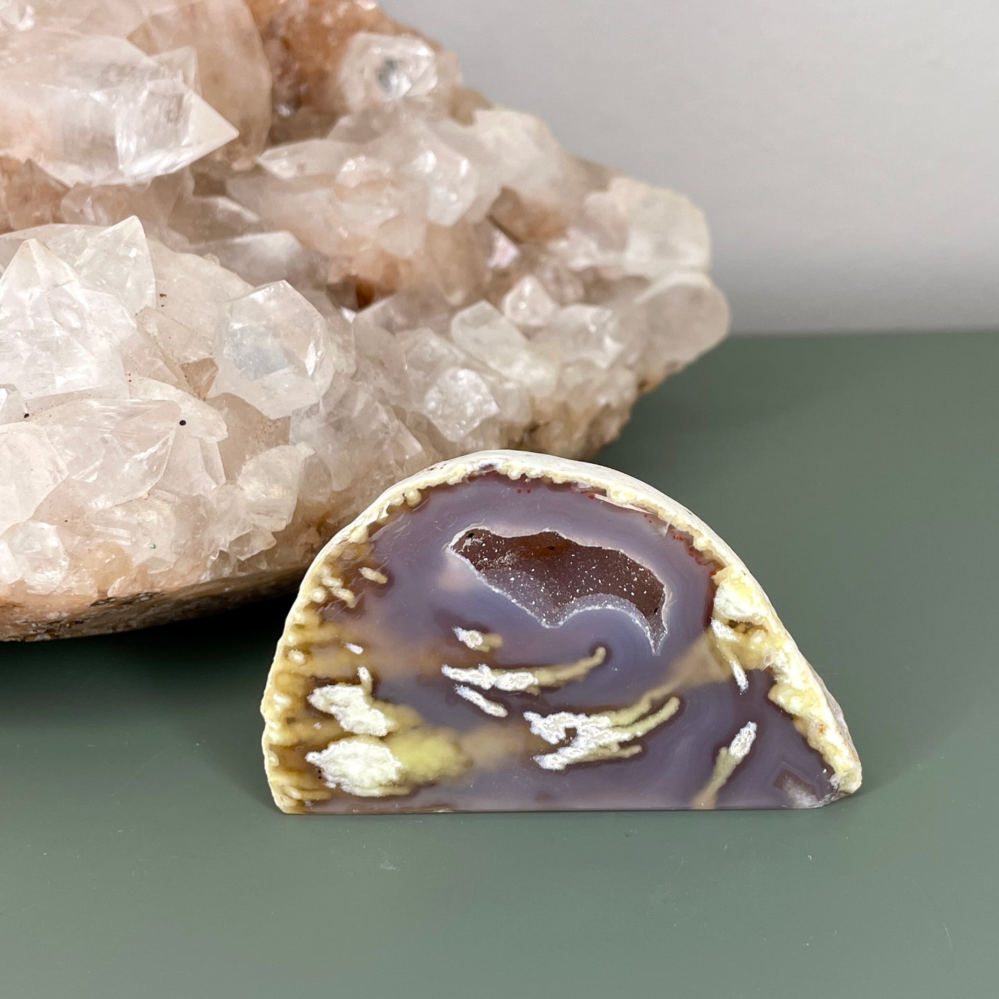 Brazilian Agate Geode - 3.5CM