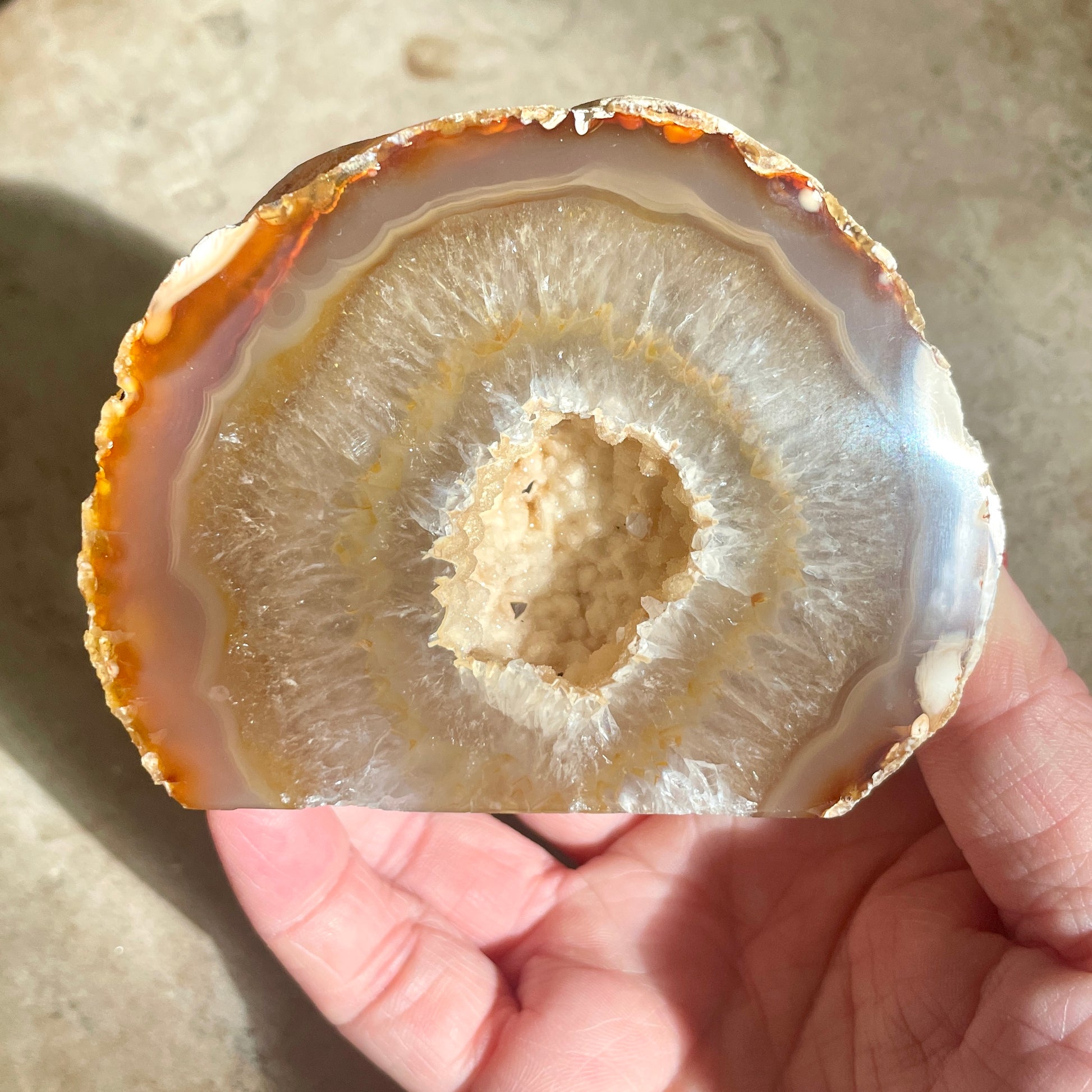 Brazilian Agate Geode 7CM
