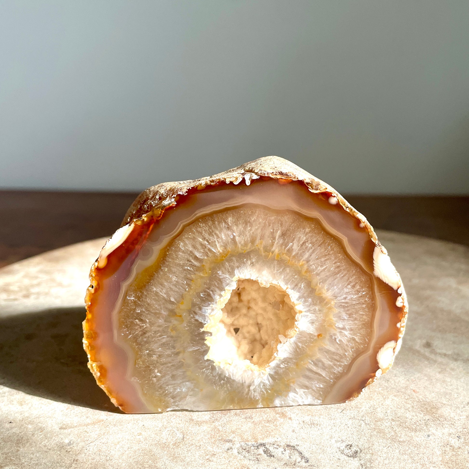 Brazilian Agate Geode 7CM