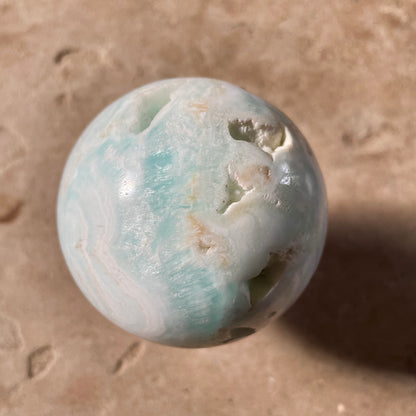 Caribbean Calcite Sphere 6CM