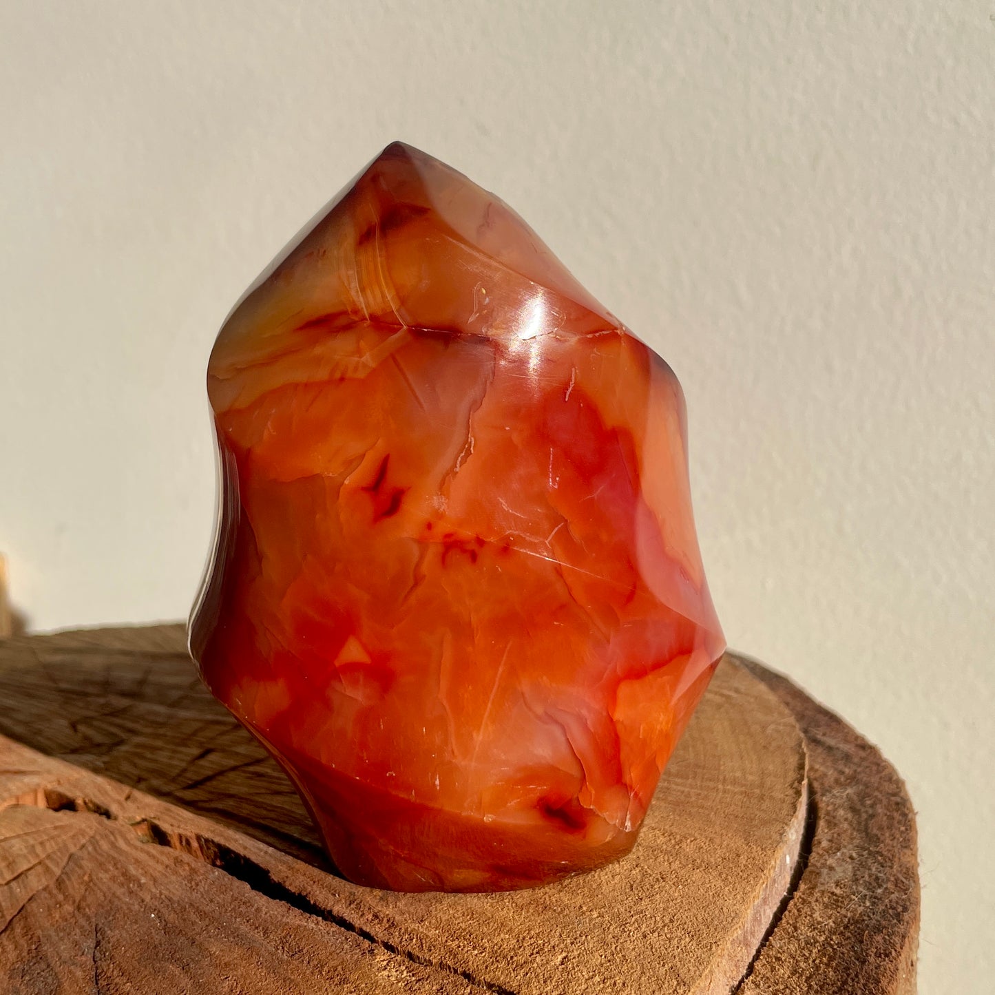 Carnelian flame 12CM