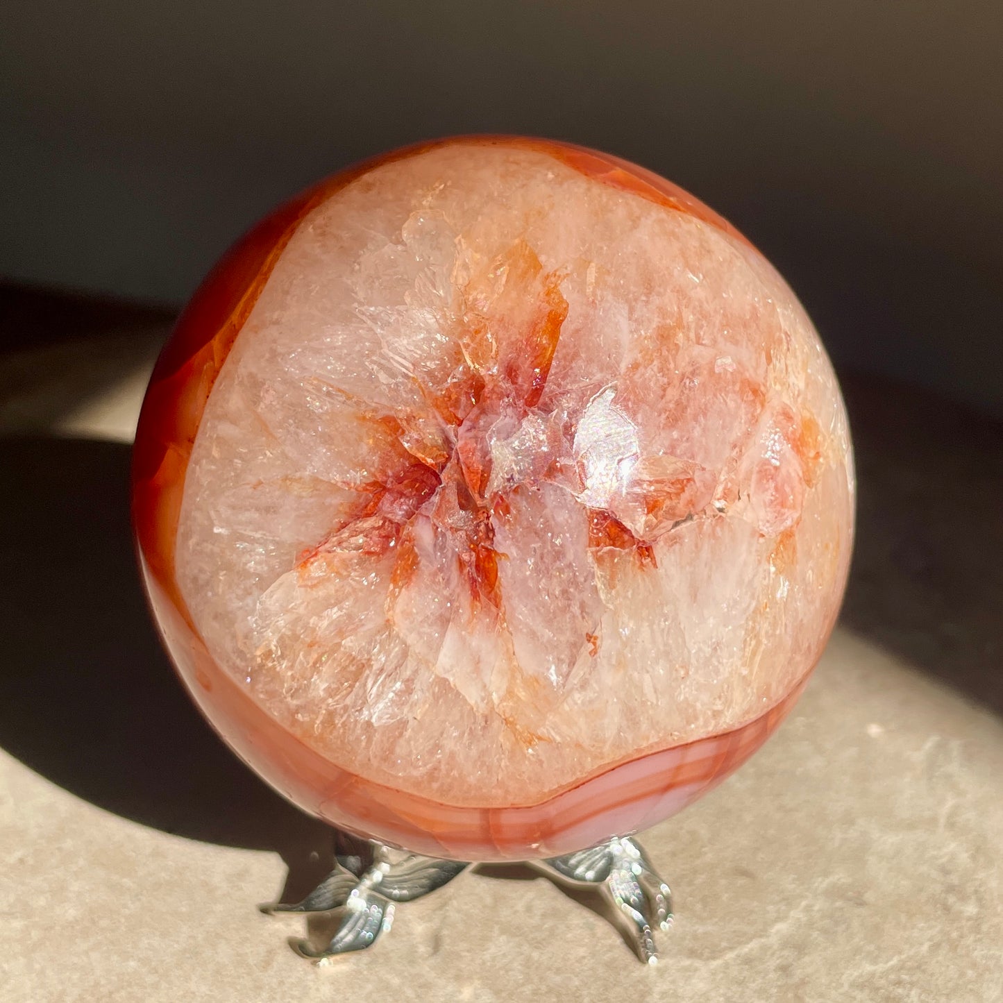 Carnelian Sphere 7CM