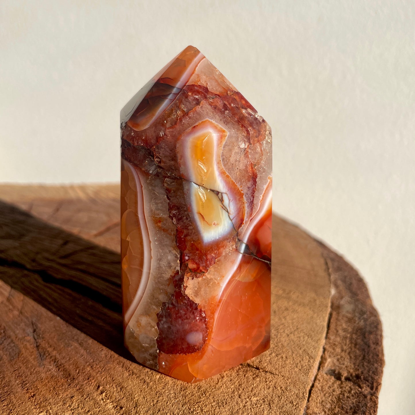 Carnelian chunky Tower 9CM