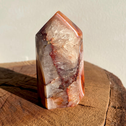 Carnelian chunky Tower 9CM