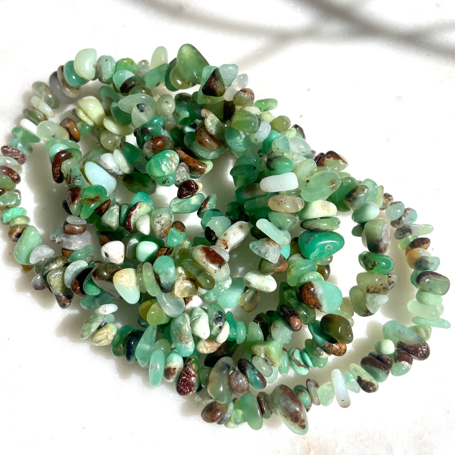 Chrysoprase Chip bracelet