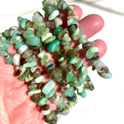 Chrysoprase Chip bracelet
