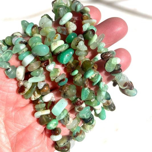Chrysoprase Chip bracelet