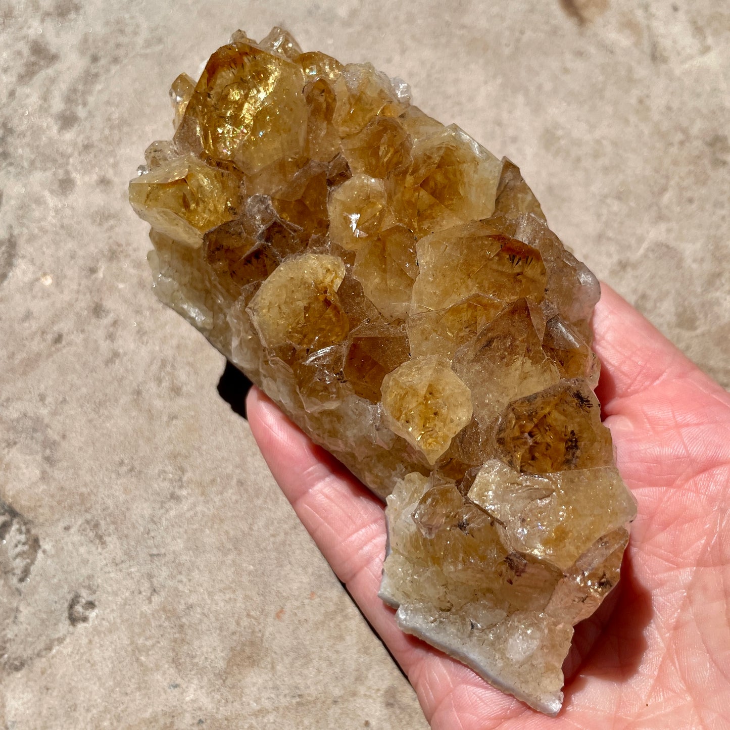Citrine Cluster 13CM