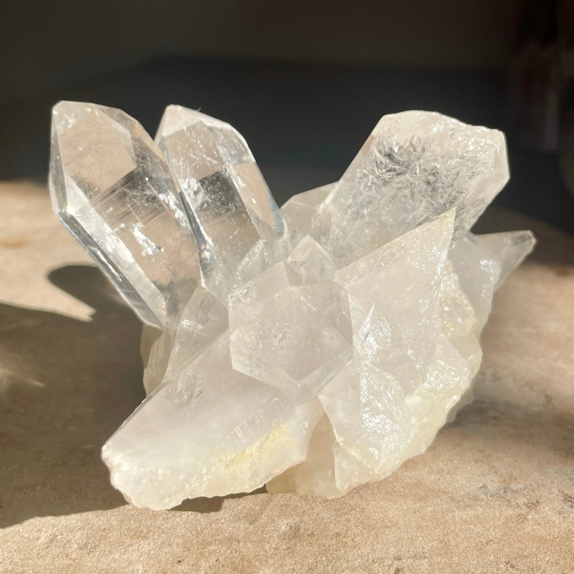 Clear Quartz cluster 12CM