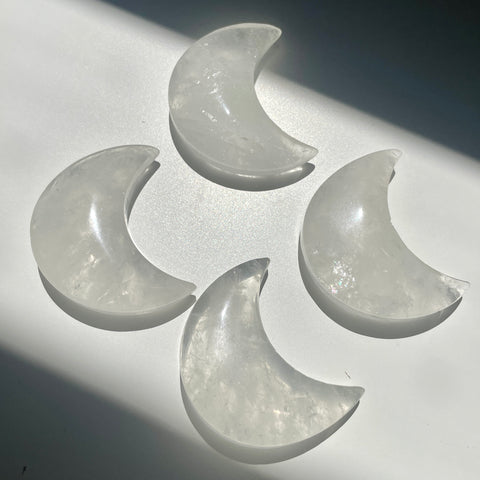 Clear Quartz Moon 5CM