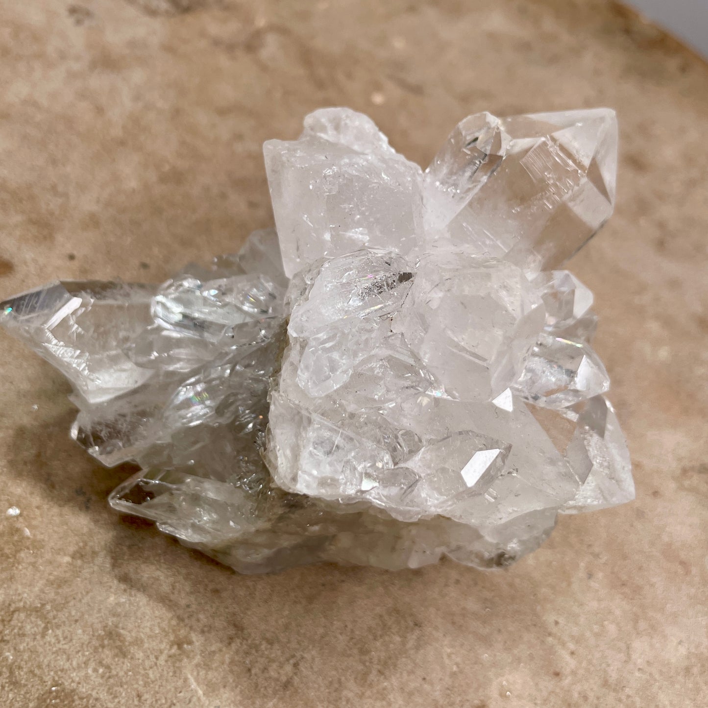 Clear Quartz Crystal cluster 9CM