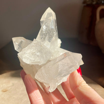 Clear Quartz cluster 12CM