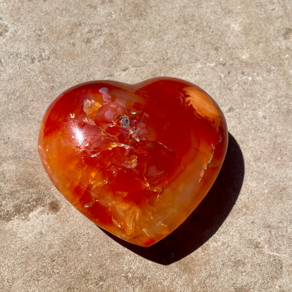 Carnelian Heart 6CM