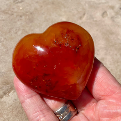 Carnelian Heart 6CM