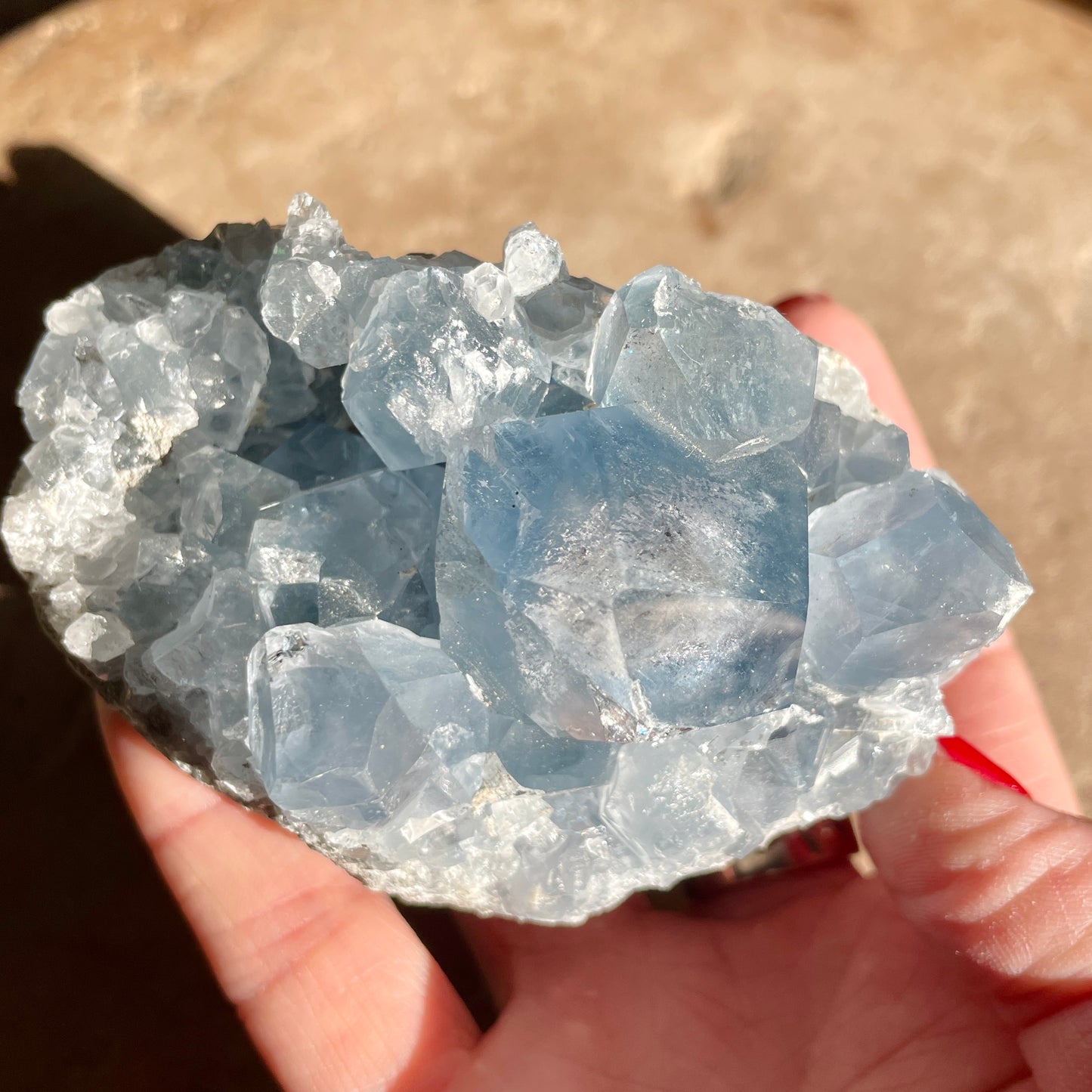 Celestite cluster 8CM