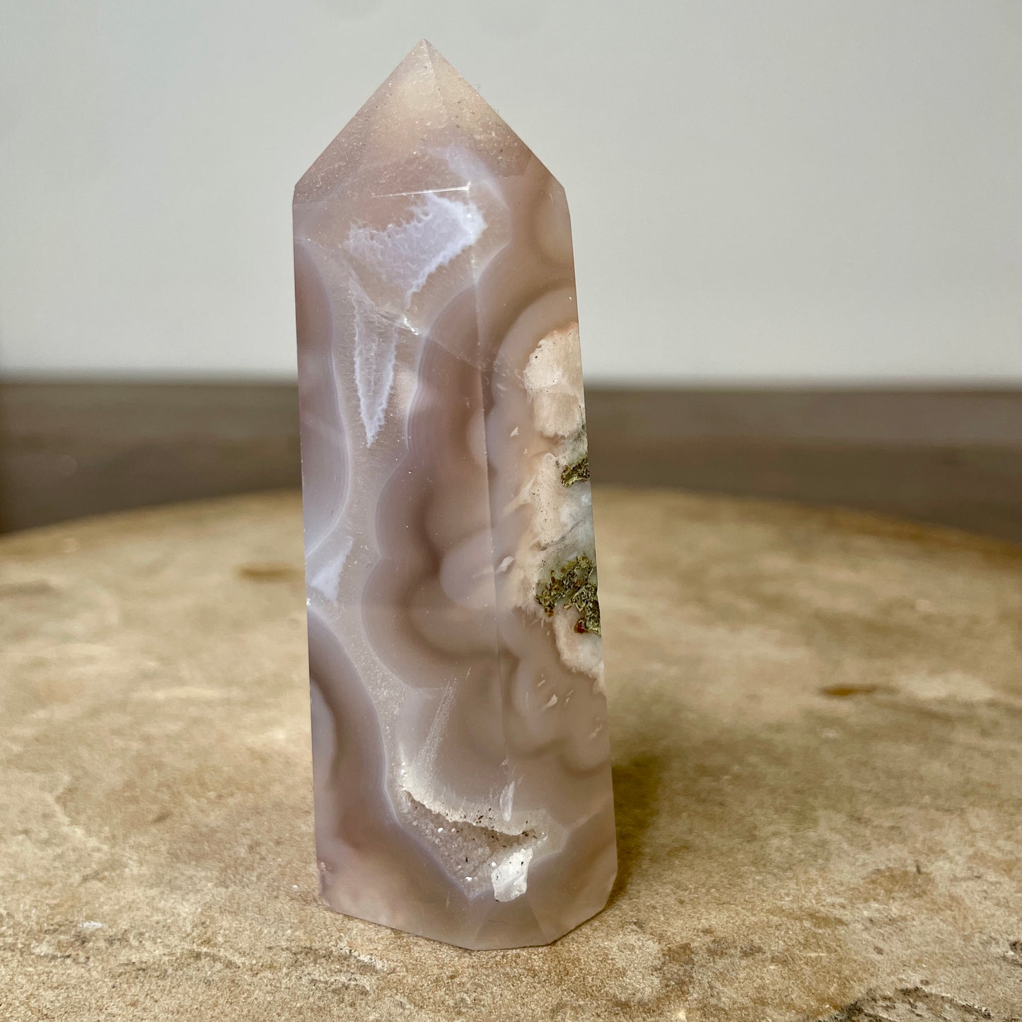 Flower Agate Tower 9CM - FA1