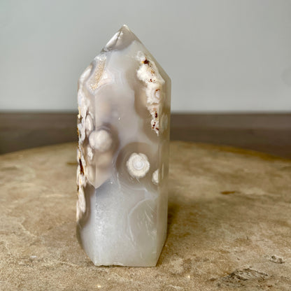 Flower Agate Tower 9CM - FA2