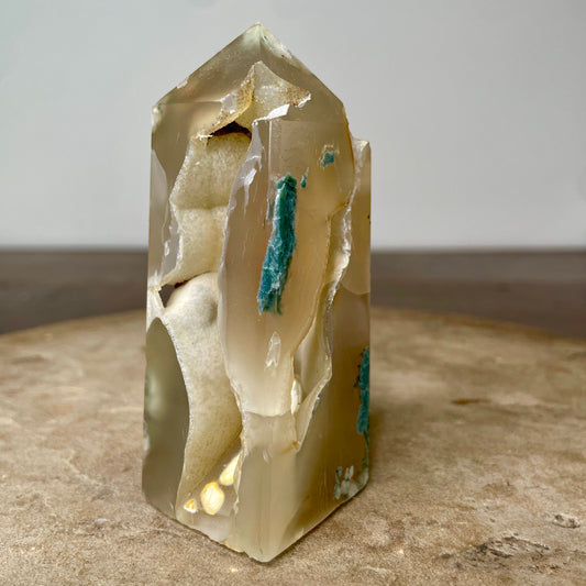 Flower Agate Tower 10CM - FA4