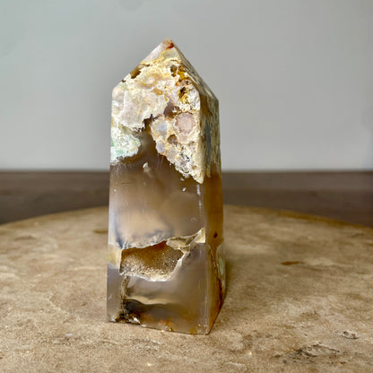 Flower Agate Tower 10CM - FA5