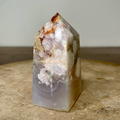 Flower Agate Tower 9CM - FA6
