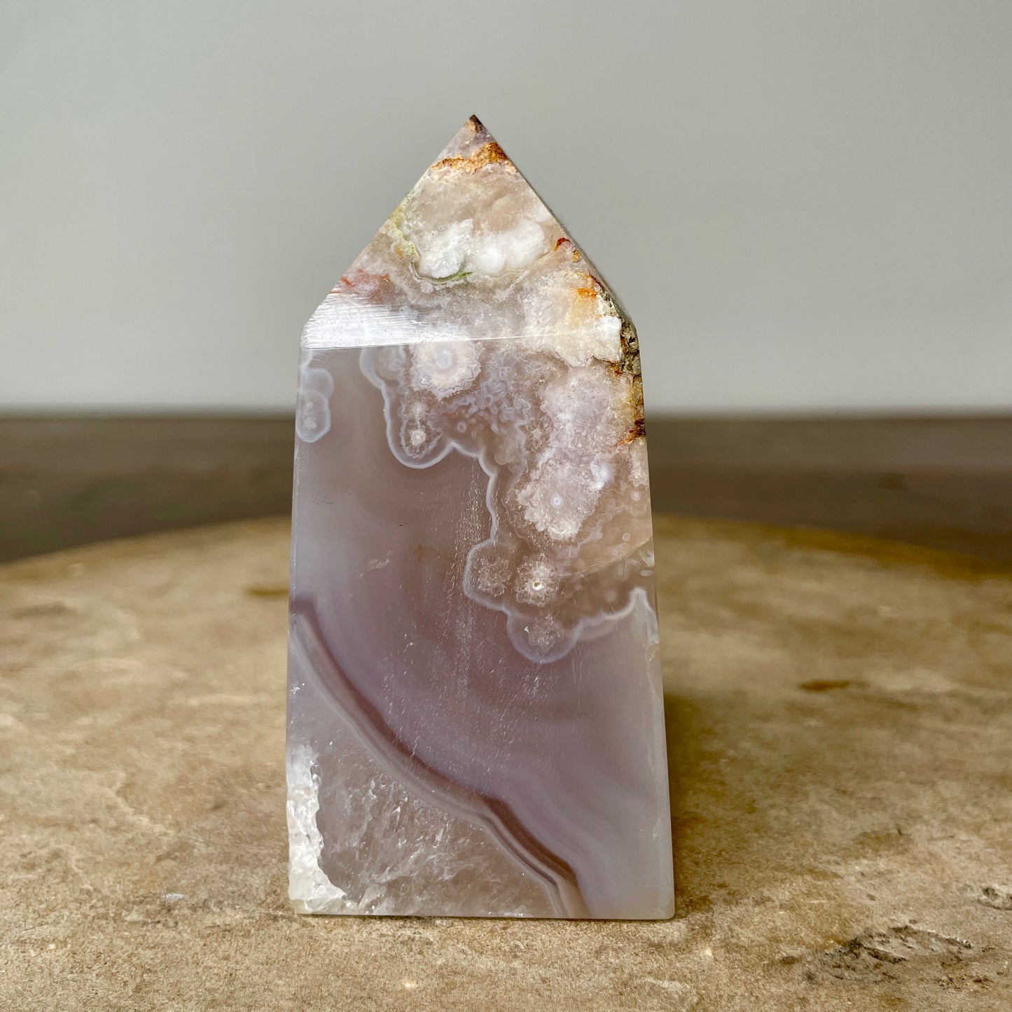Flower Agate Tower 9CM - FA6