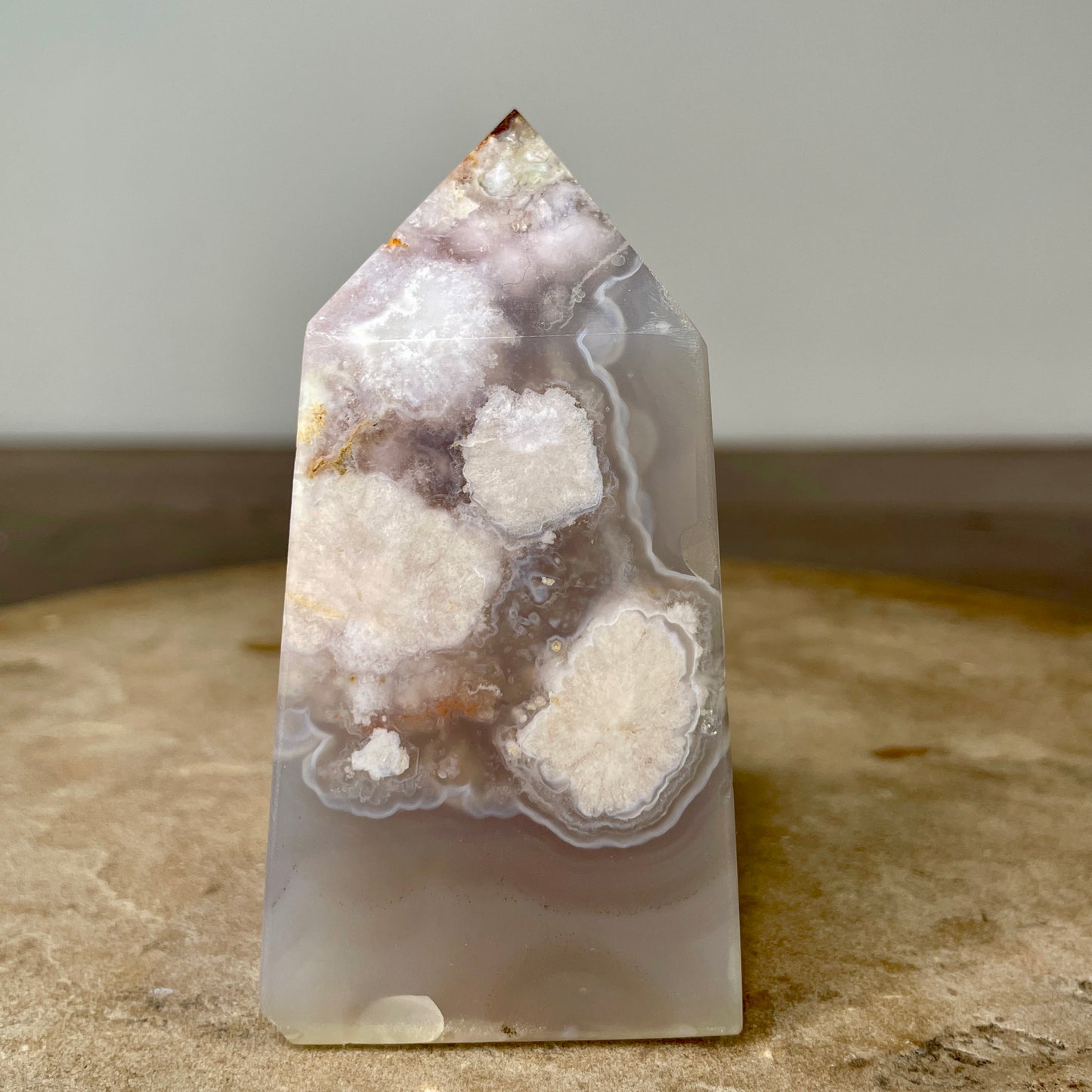 Flower Agate Tower 9CM - FA6