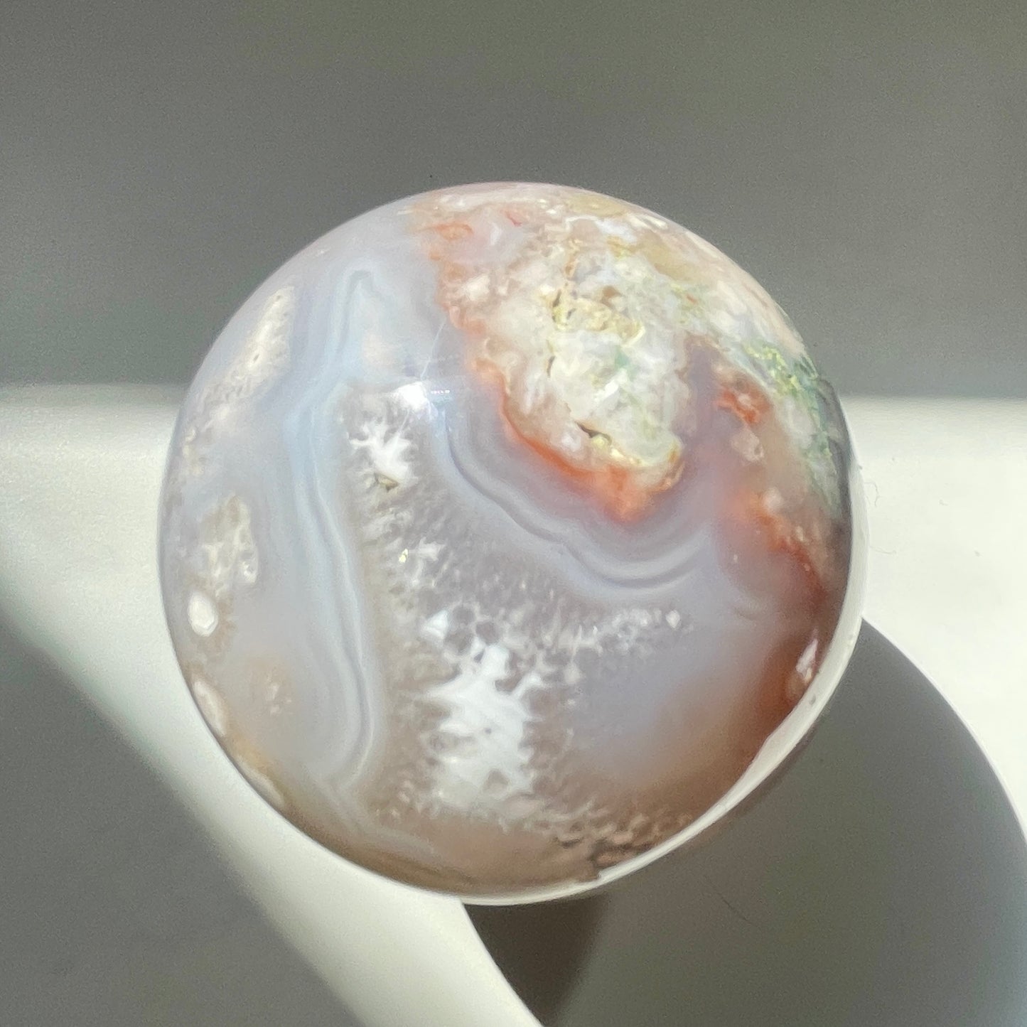 Flower Agate Sphere 7CM