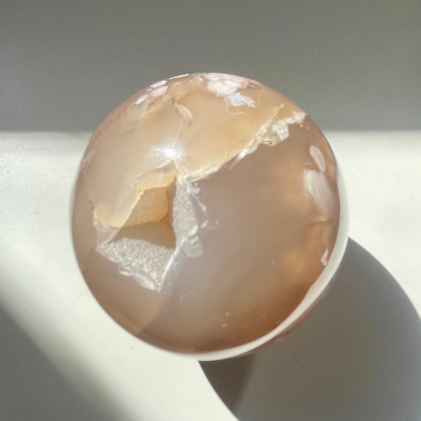 Flower Agate Sphere 6CM