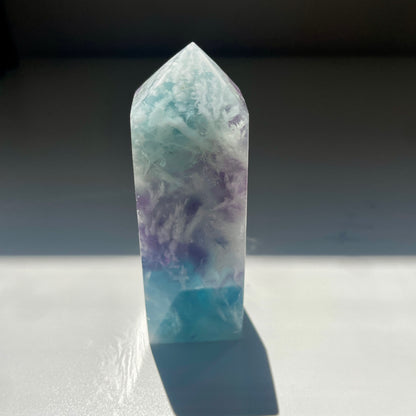 Rainbow Fluorite Feather Tower 8CM