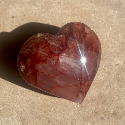 Fire Quartz Heart 5CM