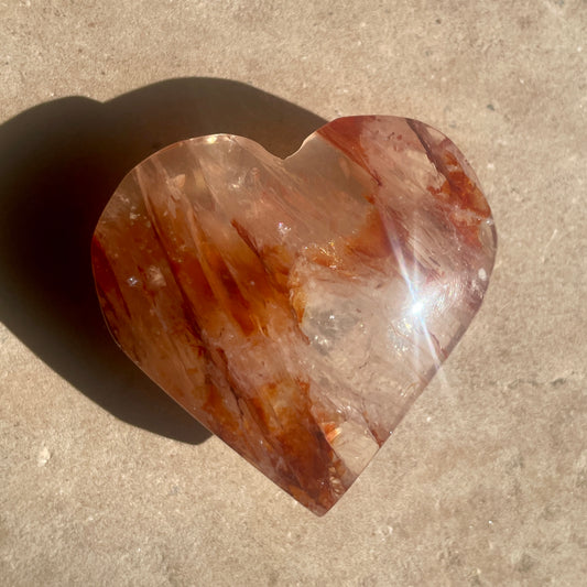 Fire Quartz Heart 5.5CM