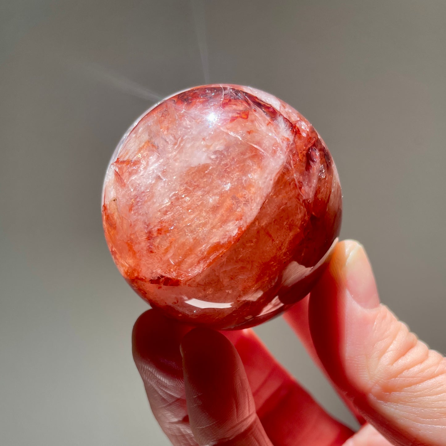 Fire Quartz Sphere 4.5cm