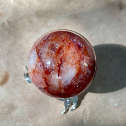 Fire Quartz Sphere 4CM