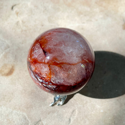 Fire Quartz Sphere 4.5CM