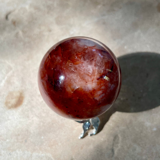 Fire Quartz Sphere 4CM