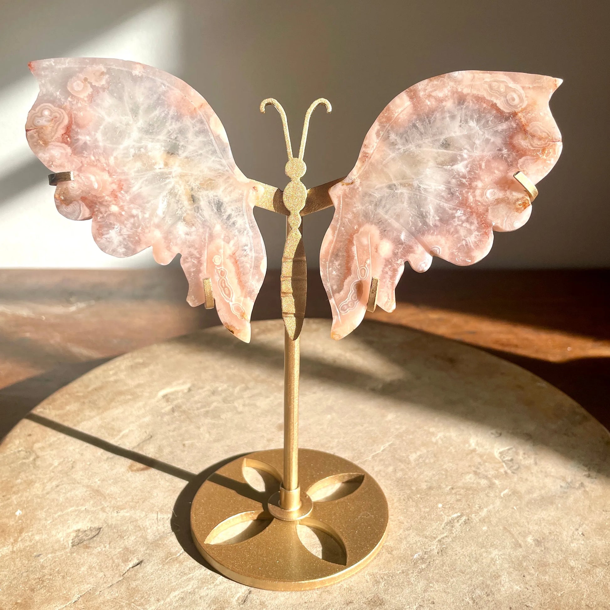 Flower Agate butterfly wings