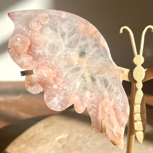 Flower Agate butterfly wings