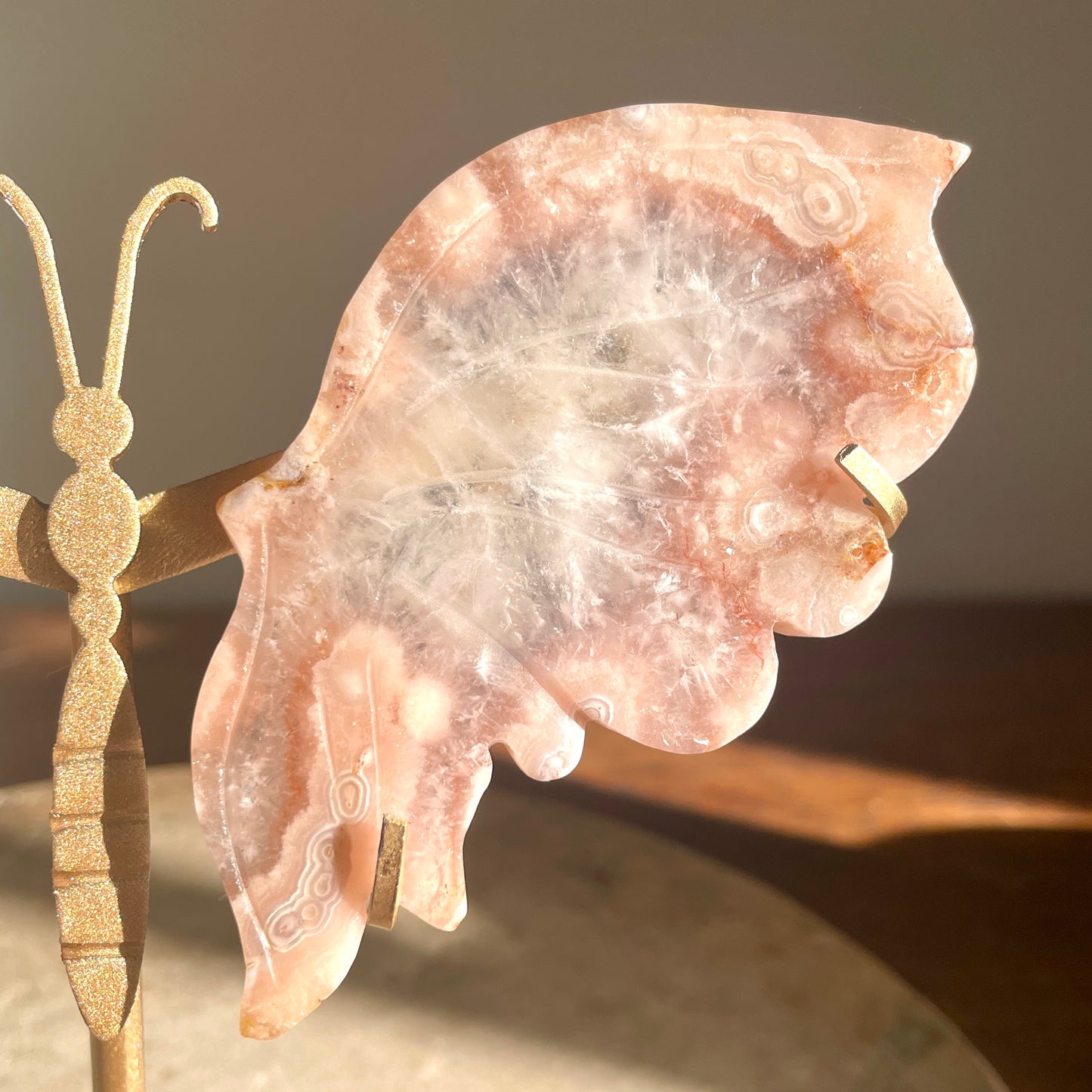 Flower Agate butterfly wings