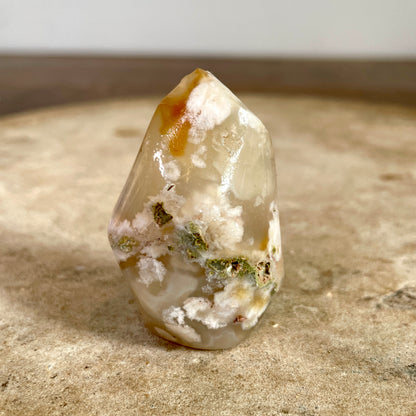 Flower Agate flame 5CM