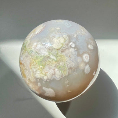 Flower Agate Sphere 7CM